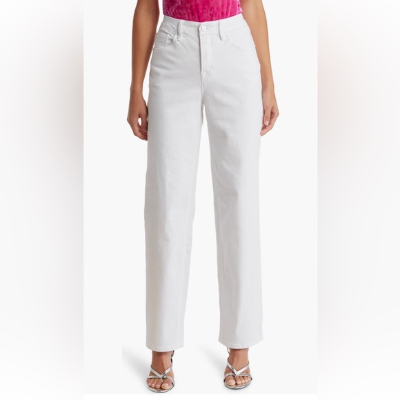 Good American Good 90’s White Jeans (size 10) - Picture 11 of 15